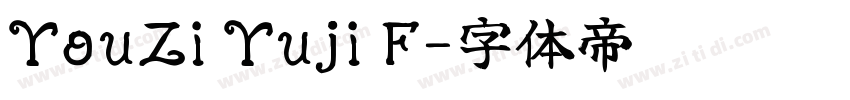 YouZi Yuji F字体转换
